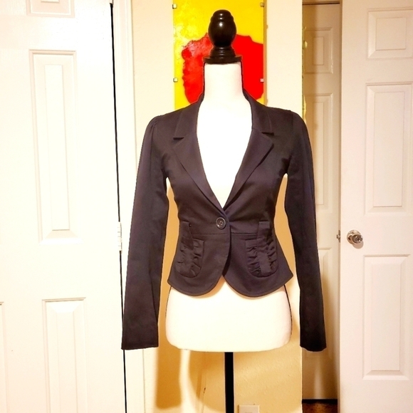 Rampage | Fitted Black Blazer - Picture 2 of 7